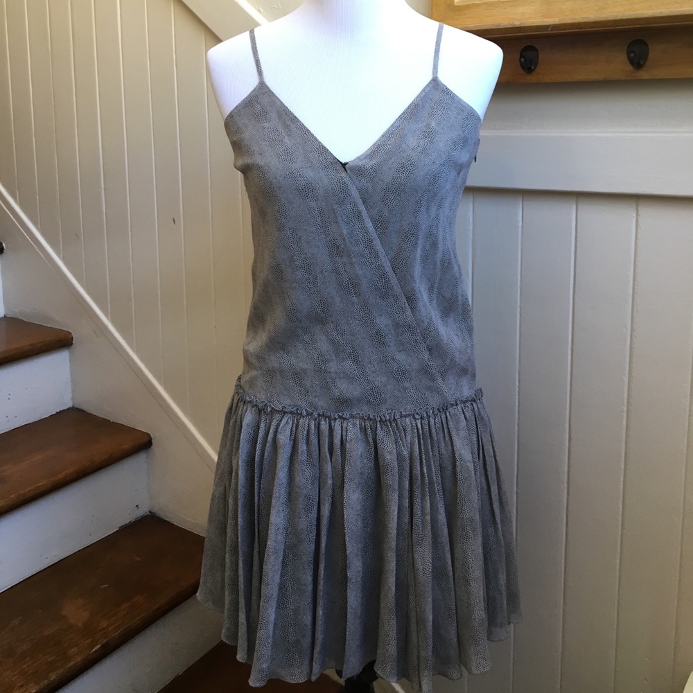 Armani Exchange Silk Snake Print Dress